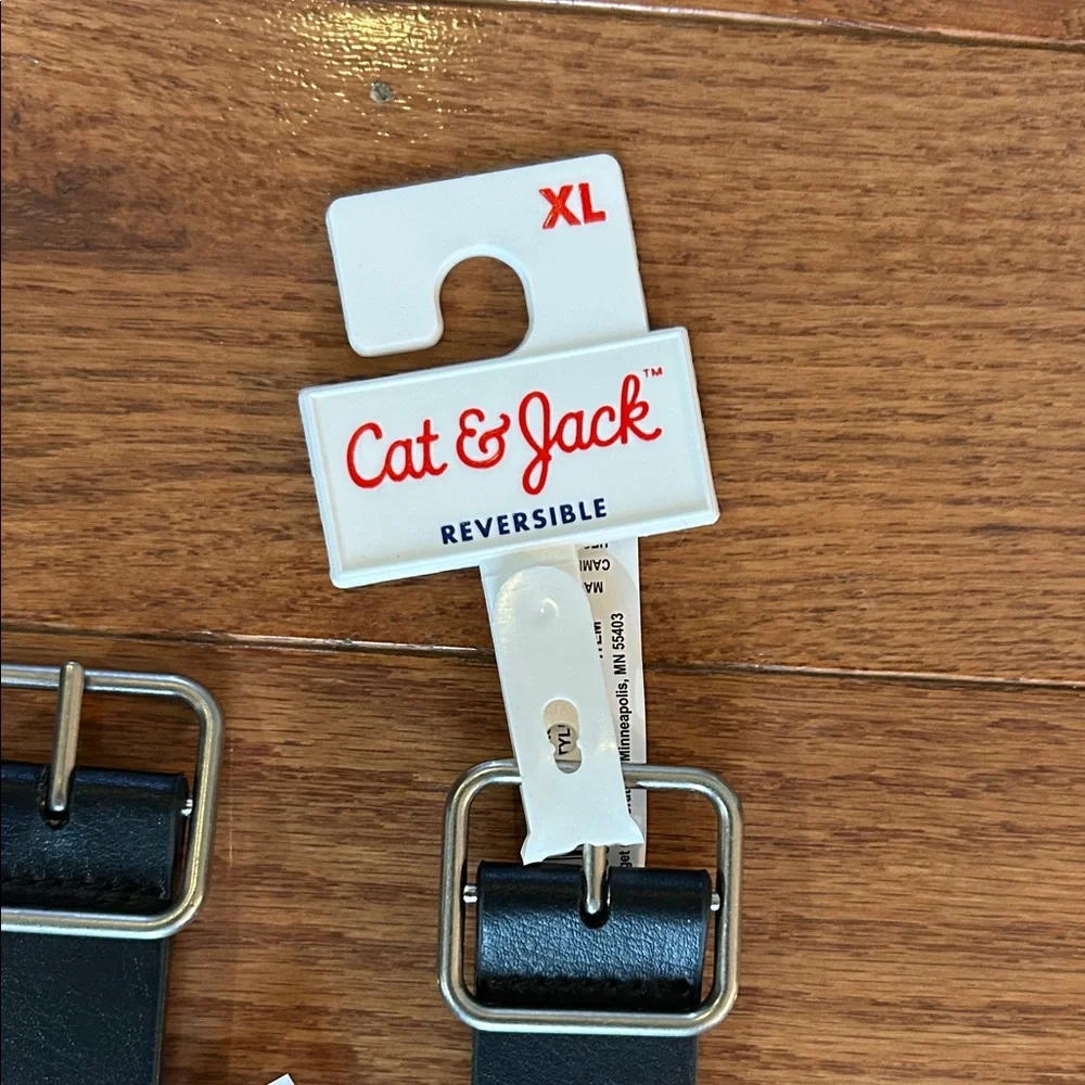 Cat & Jack Black Belts size XL